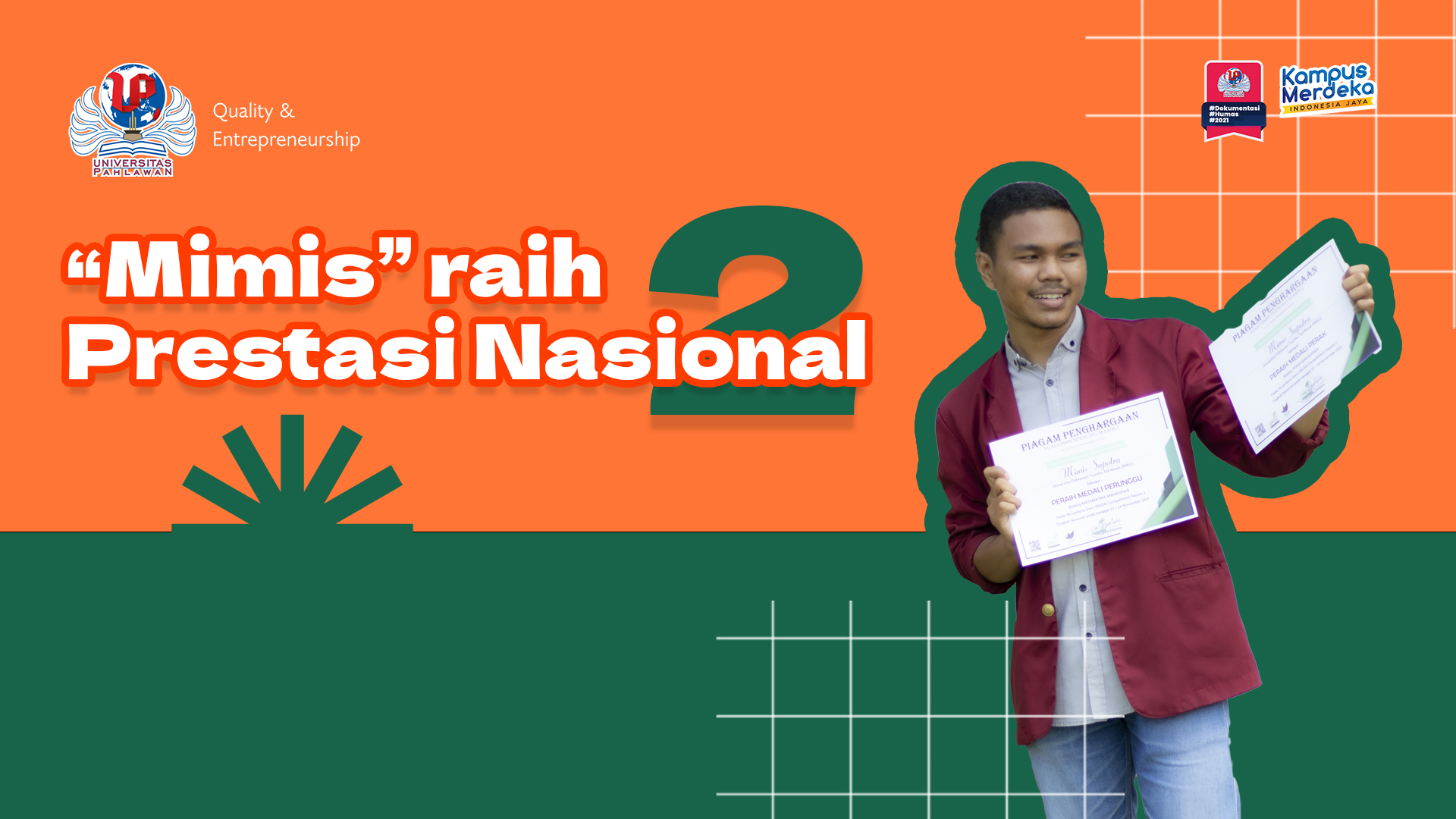 Mahasiswa S1 Pendidikan Matematika UP Meraih Dua Prestasi Tingkat Nasional