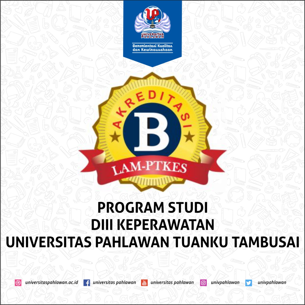 Program Studi Diploma 3 (DIII) Keperawatan Dapatkan Nilai Akreditasi B Dari LAM-PTKes