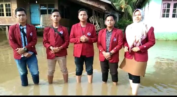 Mahasiswa Fakultas Ilmu Kesehatan (FIK) Universitas Pahlawan Tuanku Tambusai (UP) Ajak Masyarakat Bantu Korban Banjir