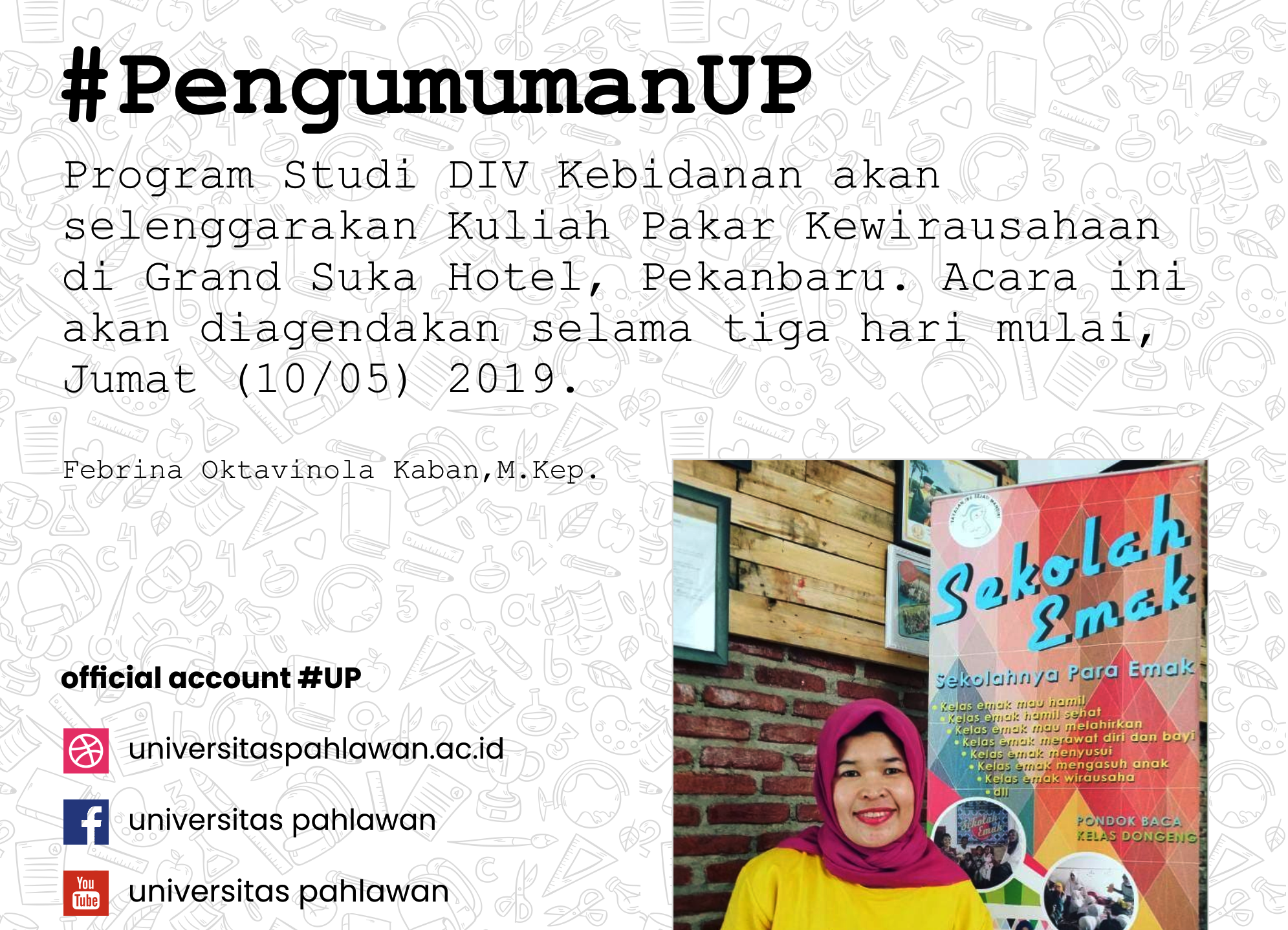 Lulusan DIV Kebidanan Universitas Pahlawan Mempunyai Peluang Kembangkan Kewirausahaan