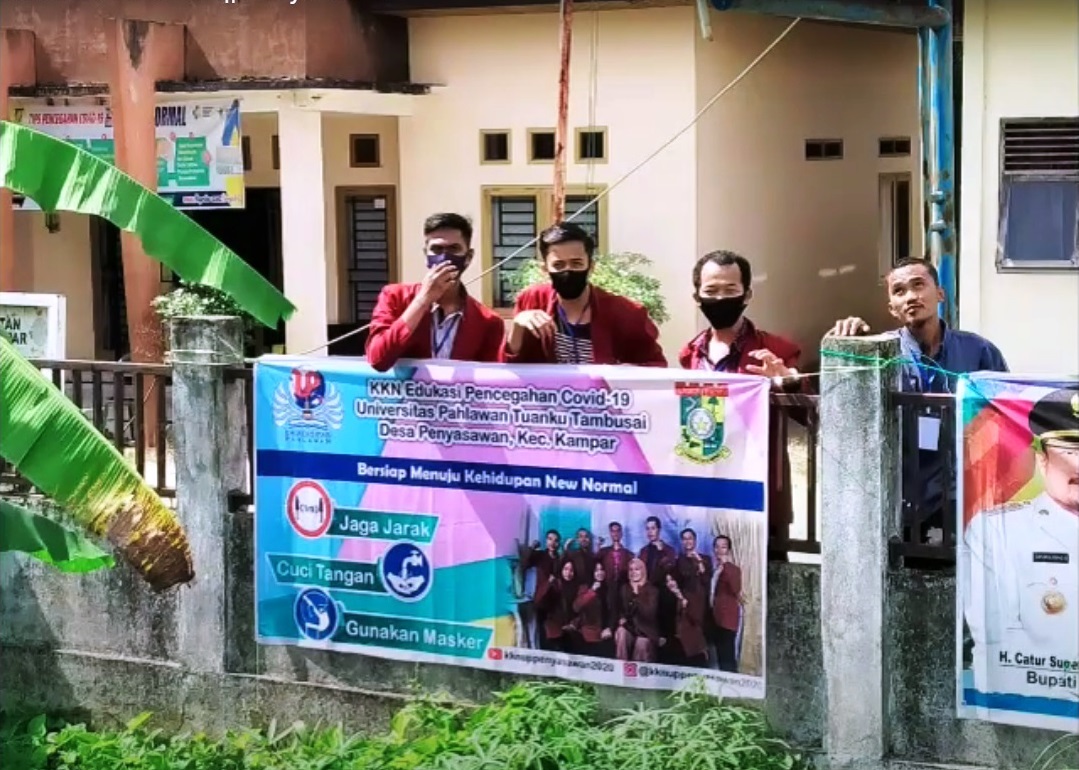 Mahasiswa KKN UP Galakkan Metode Daring Bersama Guru SD Muhammadiyah Desa Penyasawan
