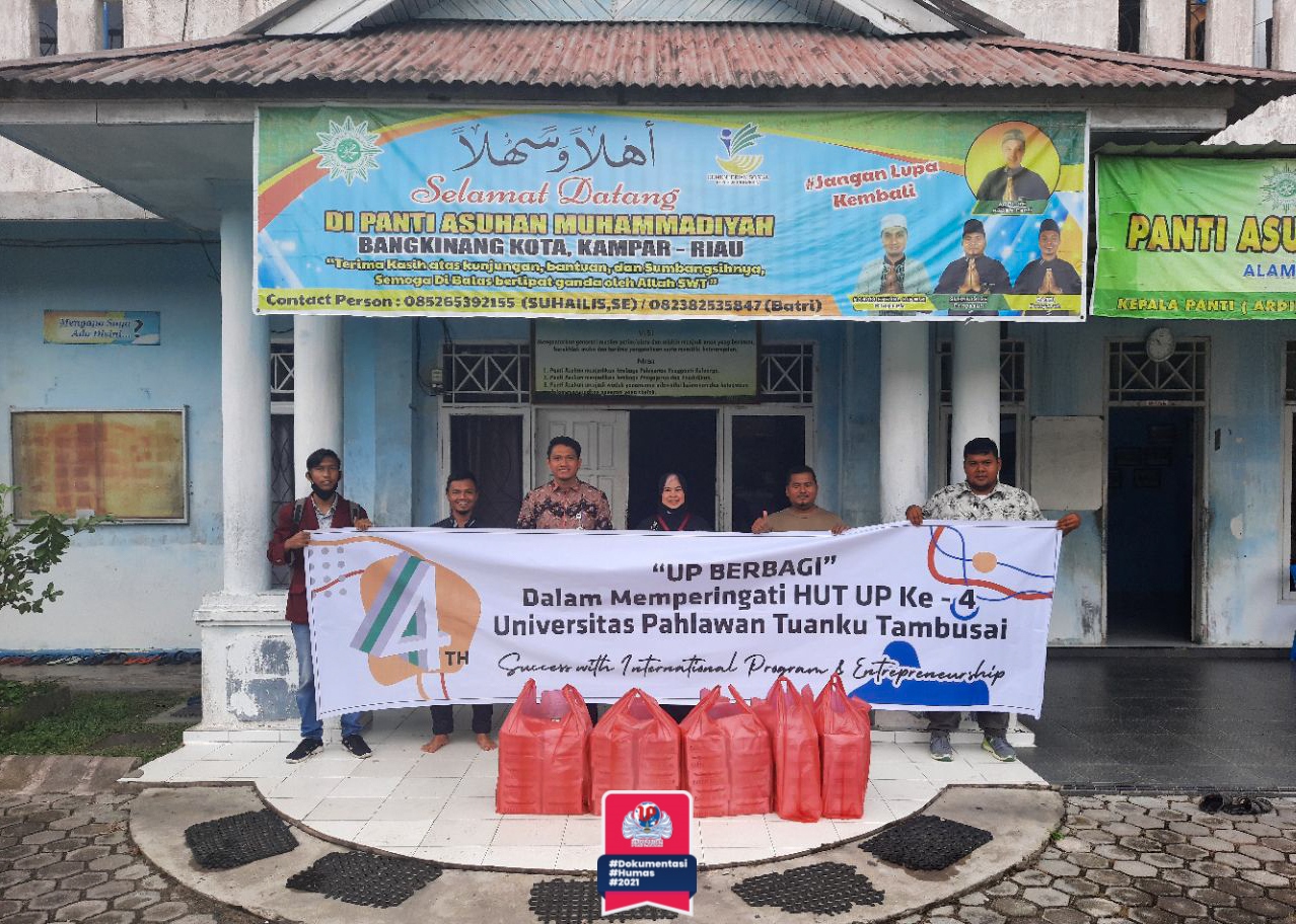 Maknai HUT ke 4, Universitas Pahlawan Berbagi Bersama Anak-Anak Panti Asuhan di Bangkinang