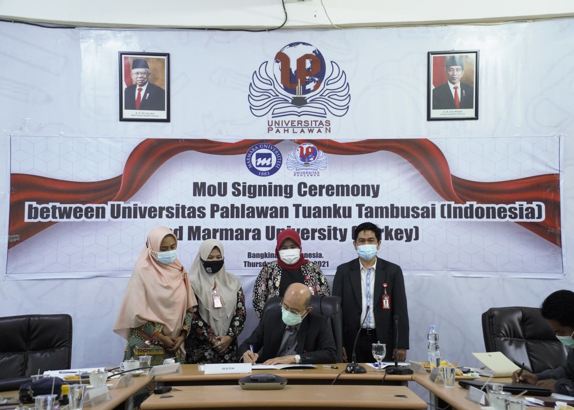 MoU Signing Between Universitas Pahlawan (Indonesia) and Marmara University (Turkey)