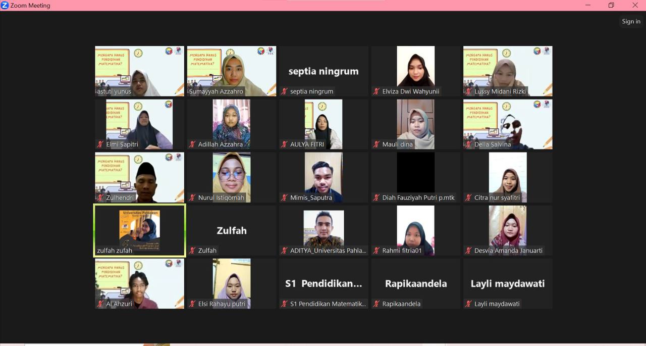 Berita Seminar “Mengapa Harus Pendidikan Matematika” Universitas Pahlawan: Meningkatkan Motivasi Belajar”