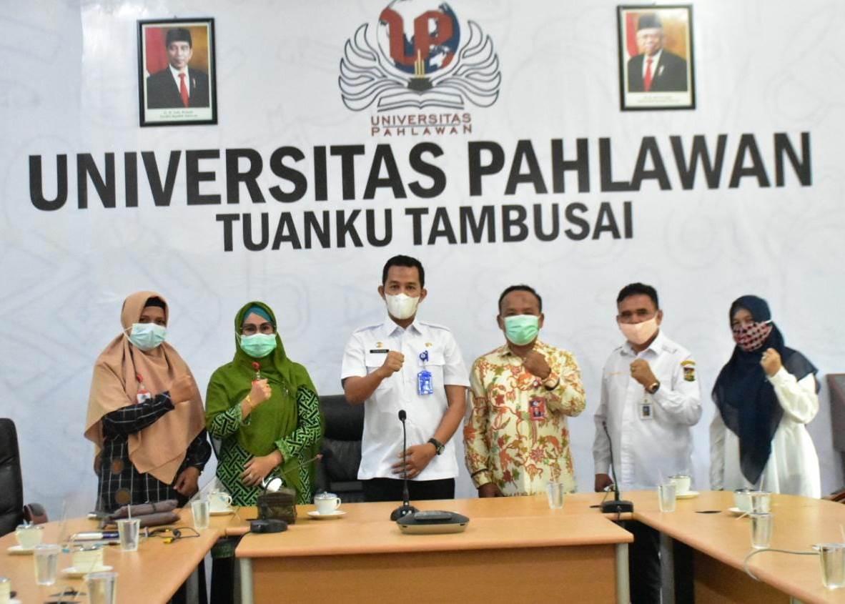 Diskominfo Kampar Jajaki Kerjasama dengan LPPM Universitas Pahlawan