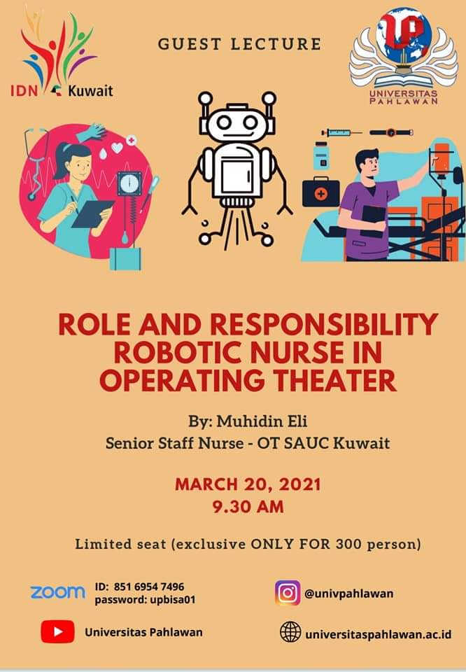 Role and Responsibility Robotic Nurse in Operating Theater