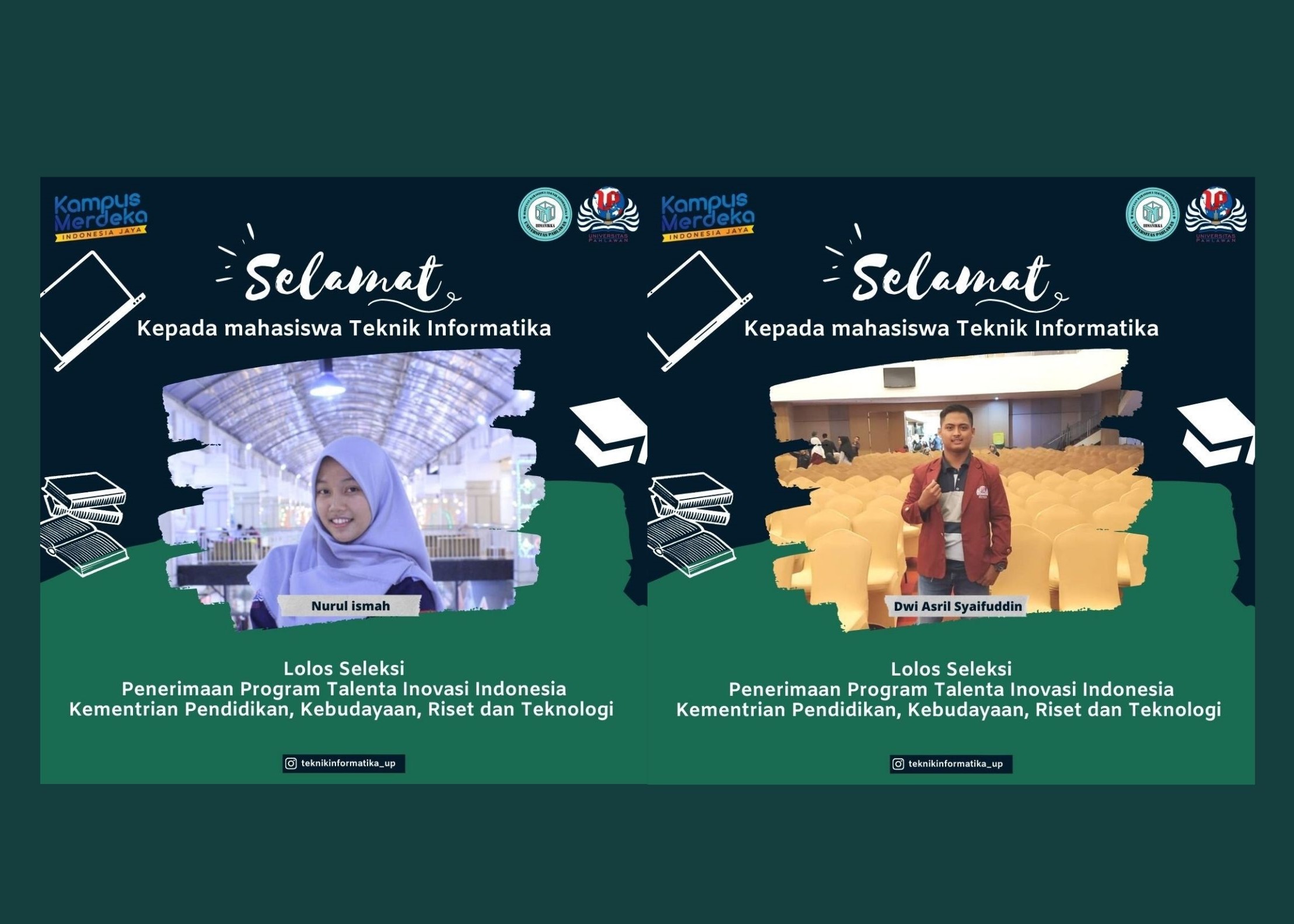 Mahasiswa Teknik Informatika UP Lulus Seleksi Nasional Program Talenta Inovasi Indonesia
