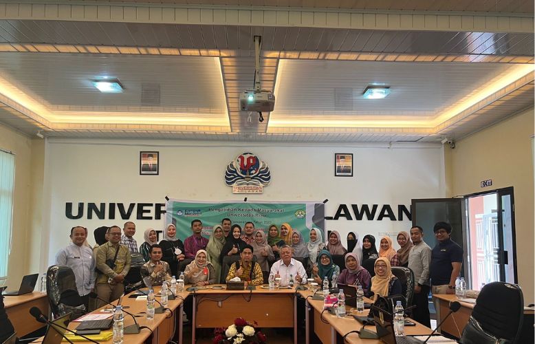 Universitas Riau – Universitas Pahlawan Bangkinang Sukses Gelar Pelatihan dan Pendampingan Penyusunan Dokumen Mutu bagi Perguruan Tinggi Swasta di Kabupaten Kampar