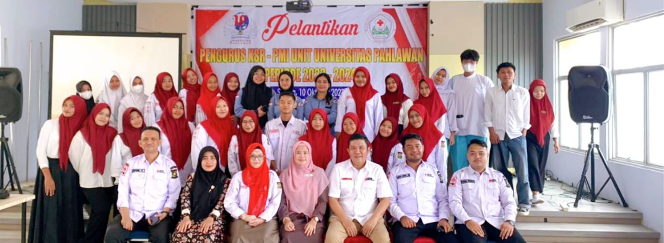 Pengukuhan Korps Sekarela (KSR) Palang Merah Indonesia (PMI) Unit Universitas Pahlawan