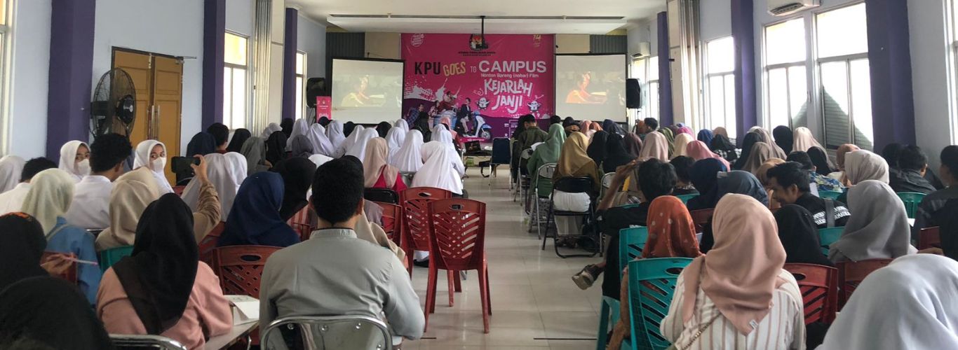 KPU Kabupaten Kampar Gandeng Universitas Pahalwan untuk Sosialisasi “Kejarlah Janji” dan Program Nonton Bareng