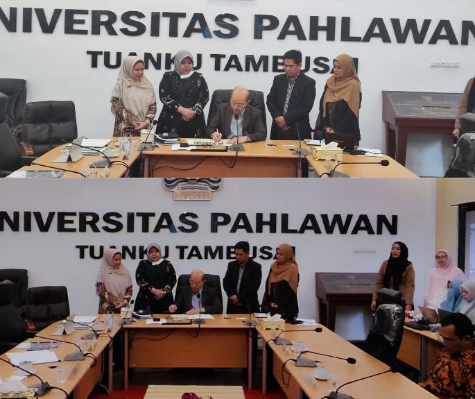 Universitas Pahlawan Melaksanakan Penandatanganan MoU Internasional dengan Anadolu University, Turki.