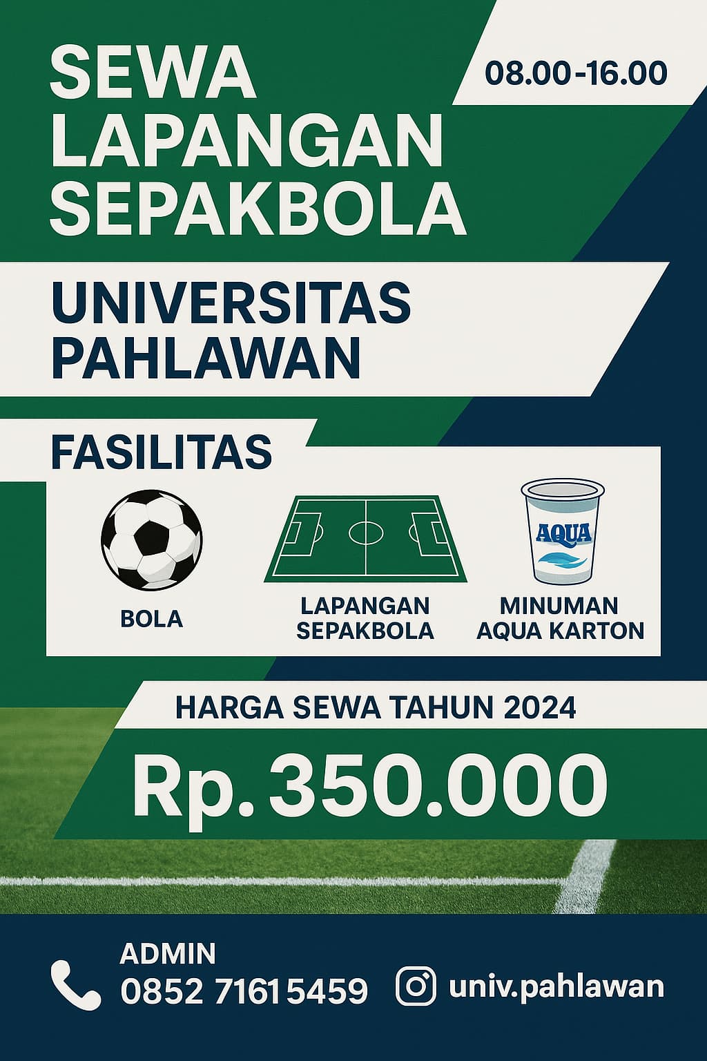 Info Penyewaan Lapangan Bola Prodi S1 Penjaskesrek 2024