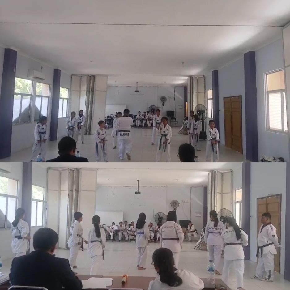 Universitas Pahlawan Menjadi Tuan Rumah UKT Taekwondo Kabupaten Kampar Periode II