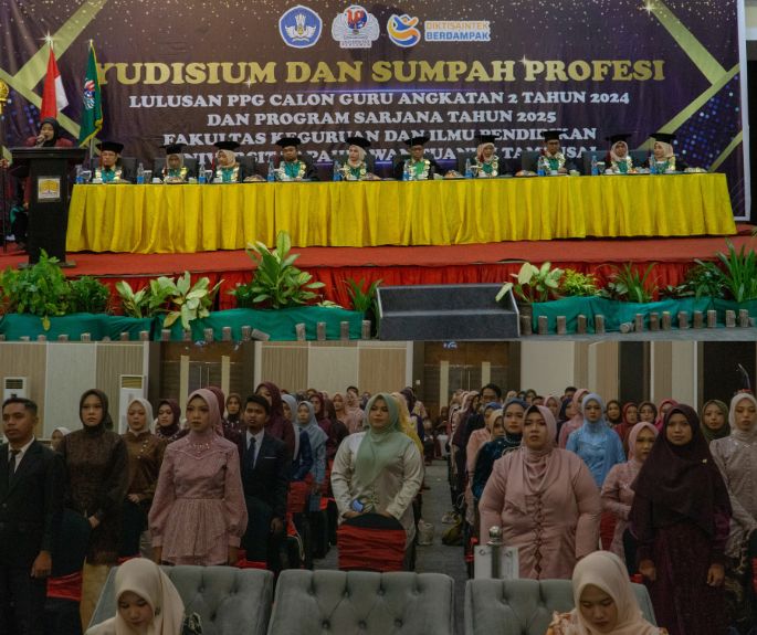 Yudisium PPG dan Sarjana FKIP Universitas Pahlawan: Cetak 224 Lulusan Calon Guru Profesional