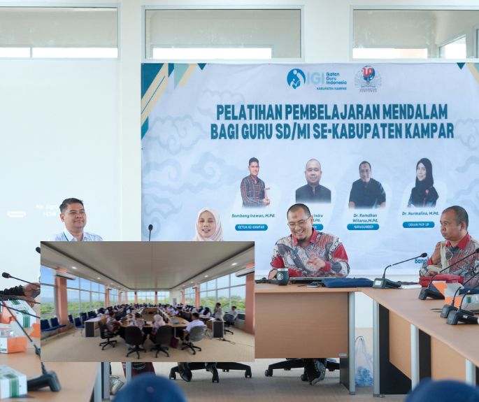 FKIP Universitas Pahlawan Gelar Pelatihan Pembelajaran Mendalam bagi Guru SD/MI se-Kabupaten Kampar