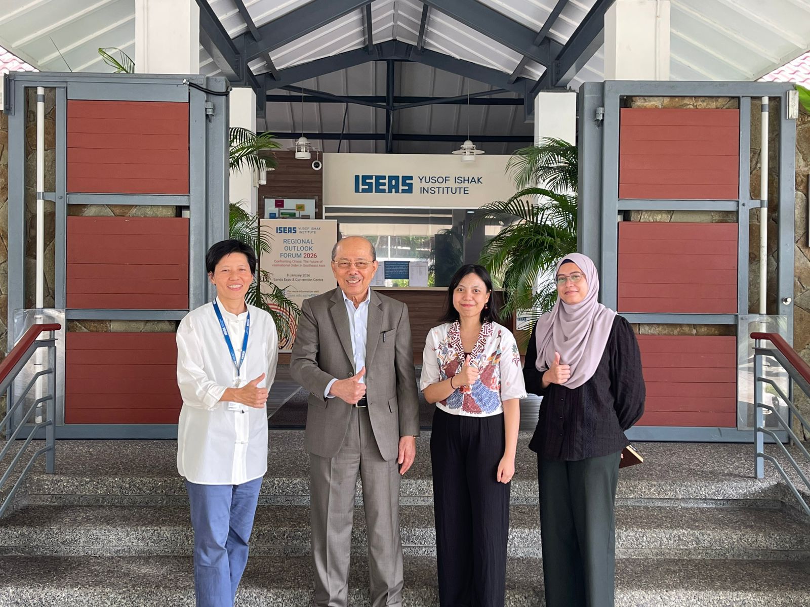 Rektor Universitas Pahlawan Jajaki Kerja Sama dengan ISEAS Singapore