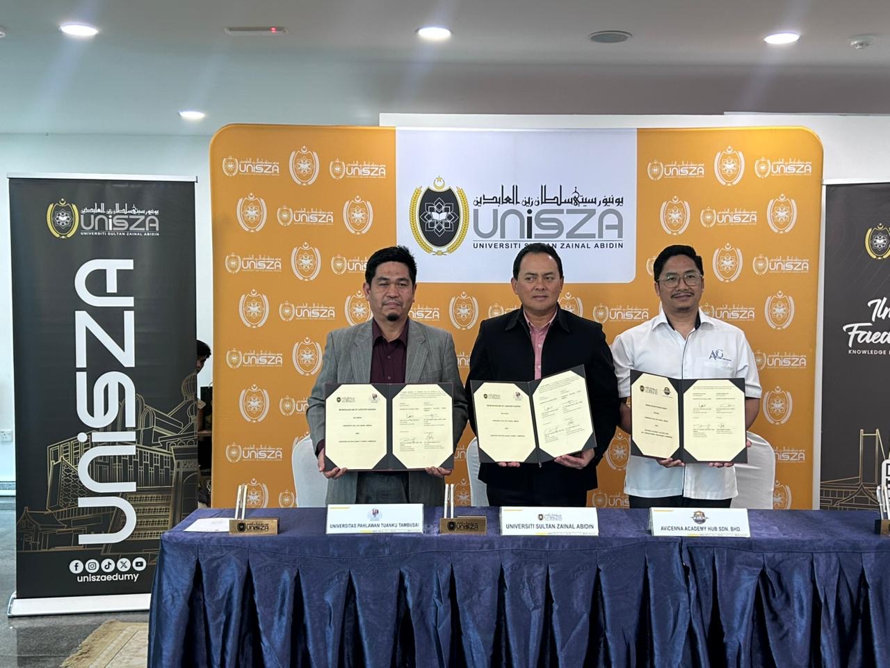 UniSZA Teken MoU dengan Universitas Pahlawan dan Avicenna Academy, Perkuat Kerja Sama Kedokteran Internasional