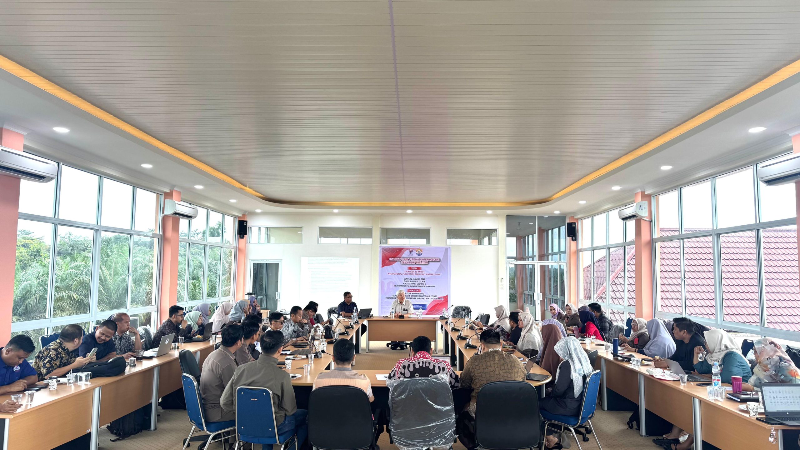 LPPM dan Lembaga Kerja Sama Universitas Pahlawan Gelar Coaching Clinic Publikasi Internasional dan Hibah Penelitian